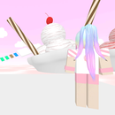 Ice cream swirl parkour girl APK