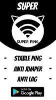 SUPER PING - Anti Lag For Mobi الملصق