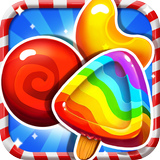 Sweet Candy Fever - New Fruit Crush Game Free أيقونة