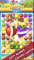 Sweet Candy Fever - New Fruit Crush Game Free plakat