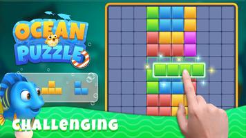 Ocean Block Puzzle - Бесплатная игра-головоломка скриншот 1
