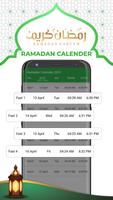 Ramadan Calendar: Prayer Time, Qibla Finder & Azan Affiche