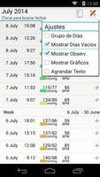 MyDiary – Presión arterial captura de pantalla 1