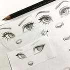 Comment dessiner des yeux d'a icône