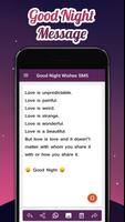Good Night Wishes SMS & Image পোস্টার
