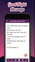 Good Night Wishes SMS & Image 스크린샷 1