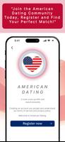 American Dating الملصق