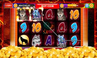 Wild Wolf Slots Machine Casino Cartaz