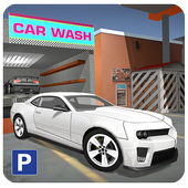 Car Service Station Parking-icoon