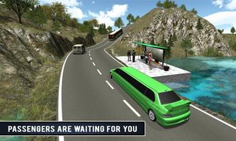 Up Hill Limo Off Road Car Rush screenshot 2