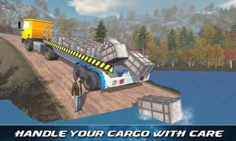 Off Road Trailer Truck Driver постер