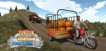 トゥクトゥク人力車食品トラック3D
