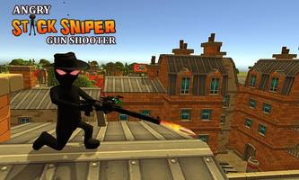 Angry Stick Sniper Gun Shooter Ekran Görüntüsü 1