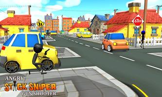 Angry Stick Sniper Gun Shooter Ekran Görüntüsü 2