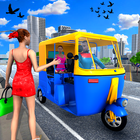 Rickshaw Driving Tuk Tuk Game 圖標