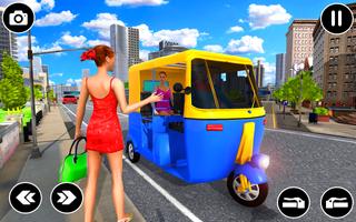 Rickshaw Driving Tuk Tuk Game 海報