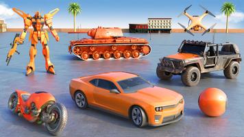 AI Robot Car Transformer Game ảnh chụp màn hình 1