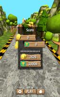 angry cat runner rush 3d Affiche