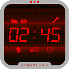 Simple Alarm Clock Xtreme Red – Alarmy icône