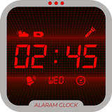 Simple Alarm Clock Xtreme Red – Alarmy أيقونة
