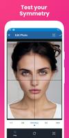 Gesicht Symmetrie: Foto-Test Plakat