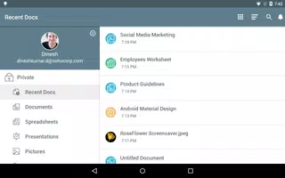 Document Management -Zoho Docs imagem de tela 7