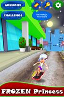 Ice Princess Run 3D Jeu de course sans fin Affiche