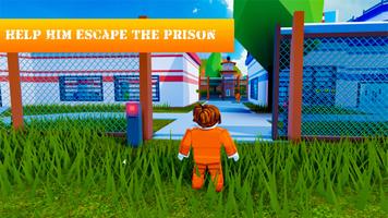 Jailbreak Prison Escape Survival Rublox Runner Mod الملصق