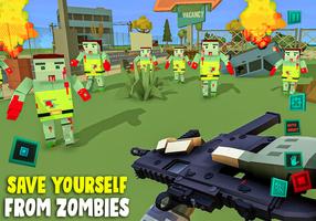 Zombie Pixel Warrior: Jeu de s Affiche