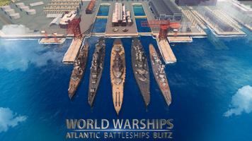 World Warships: Atlantic Battleships Blitz Affiche