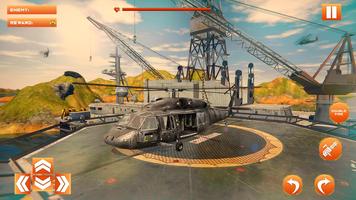 Gunship Battle Strike Navy Helicopter Shooting 3d poster