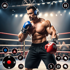 vrais jeux de boxe punch 3d icône