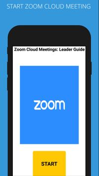 Guide For Zoom Cloud Meeting poster