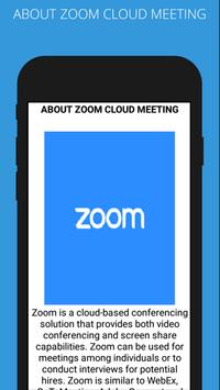 Guide For Zoom Cloud Meeting screenshot 1