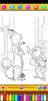 برنامه‌نما Zootopia coloring book عکس از صفحه