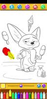 Zootopia coloring book Cartaz