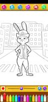 برنامه‌نما Zootopia coloring book عکس از صفحه