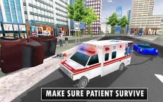 Ambulance d'urgence en ville capture d'écran 1
