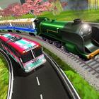 Mercedes Bus vs Train Racing : icon