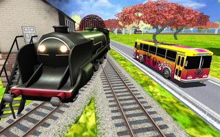 Mercedes Bus vs Train Racing : screenshot 1