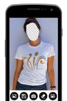 Designed T-Shirt for Woman Photo Maker captura de pantalla 2