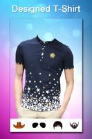 برنامه‌نما Men Designed T-Shirt Foto Suit Editor عکس از صفحه