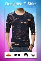 Men Designed T-Shirt Foto Suit Editor ภาพหน้าจอ 2