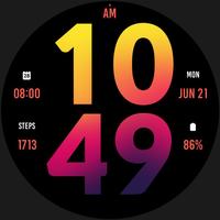 Big Fire Watch Face स्क्रीनशॉट 3