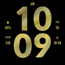 Big Gold Watch Face APK