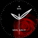 Rose Analogue Watch Face APK