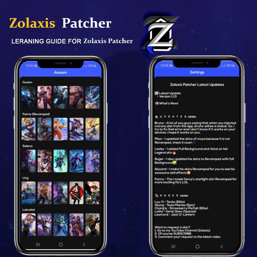 Zolaxis Mobile Patcher Injector tips & guide APK للاندرويد تنزيل
