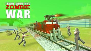 Zombie Train War - Zombie Train Shooting Game poster