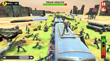 Zombie Train War - Zombie Train Shooting Game screenshot 2