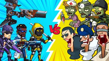 Merge War: Zombie Defense الملصق
